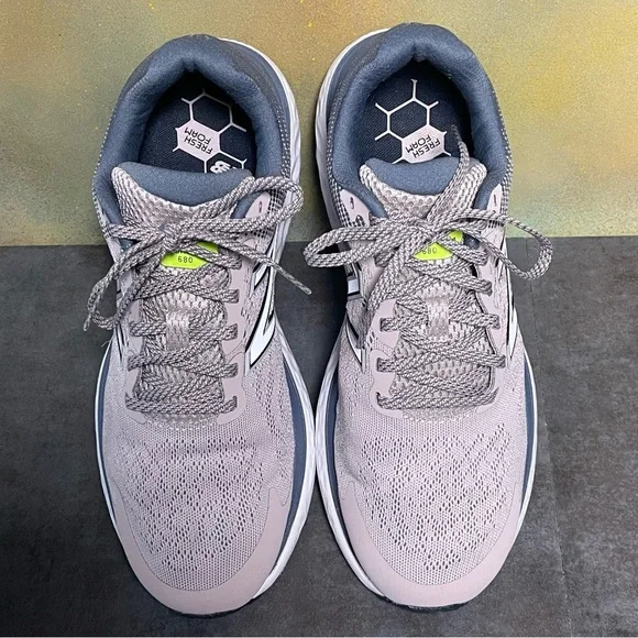 New Balance Fresh Foam 680 V7 Light Brown/Gray Women's Running Shoes Size 9.5B - Picture 12 of 16